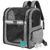 Comfort-Fit Dog Backpack for Small to Medium-Sized Dogs and Cats