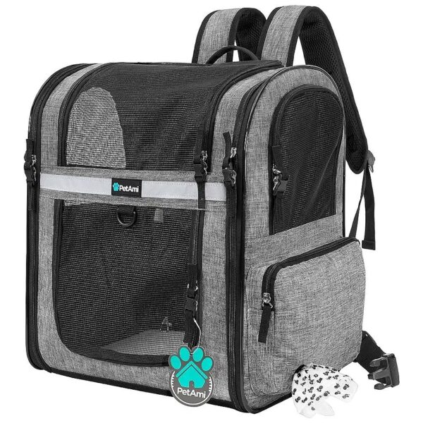 Comfort-Fit Dog Backpack for Small to Medium-Sized Dogs and Cats