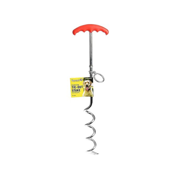 Comfort Grip Tie Out Stake for Medium to Large Dogs