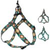 Comfort Harness for Dogs with Adjustable Step-in Design Pattern 3 Medium