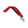 Comfortable 10 Long Nylon 2 Way Double Dog Leash for Two Dogs with Red Color Size Large