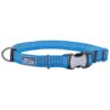 Comfortable Adjustable Lake Pattern Dog Collar with Reflective Buckle Lake Color