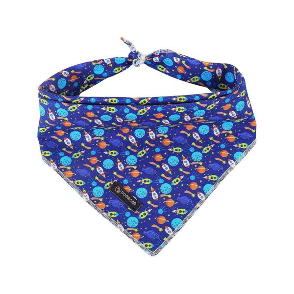 Comfortable Adjustable Soft Cotton Dog Bandana Bibs Scar