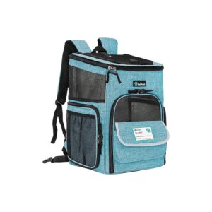 Comfortable Airline Approved Pet Backpack Carrier for Cats Dogs with Extra Storage