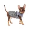 Comfortable Breathable Cotton Plaid Dog Dresses for Small Teacup Dogs