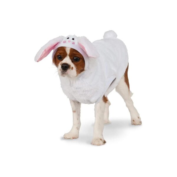 Comfortable Bunny Hoodie for Pets in X-Large Size with Soft Ears and Tail