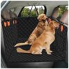 Comfortable Car Seat Extender for Large Dogs with Hard Bottom and Waterproof Material