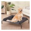 Comfortable Cooling Elevated Dog Bed for Large Breeds with Waterproof Bolsters