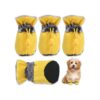 Comfortable Dog Boots for Puppies Small and Medium Dogs Yellow 6