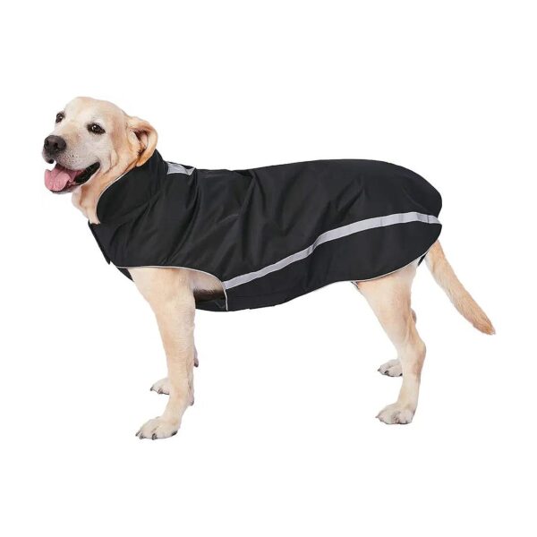 Comfortable Dog Winter Jacket Waterproof Windproof Reflective for Large Breed Dogs