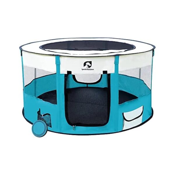 Comfortable Indoor Dog Crate with Collapsible Design and Bowl for Small Medium Dogs