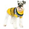 Comfortable Knitted Turtle Neck Sweater for Small Dogs with 3D Patterns Christmas Theme