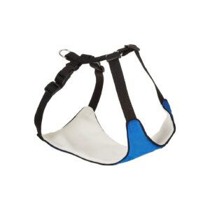 Comfortable Lift and Lead Dog Harness for Large Canines Blue Nylon