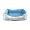 Comfortable Micro-Mink Orthopedic Rectangle Bolster Dog Bed for Small to Medium Breeds