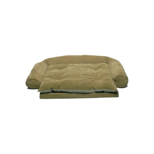 Comfortable Orthopedic Couch for Medium Breeds with Removable Cushions