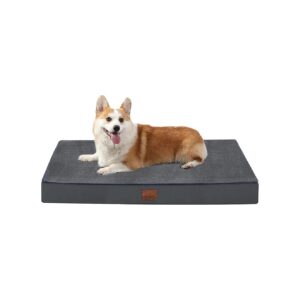 Comfortable Orthopedic Dog Bed for Large Breed Dogs with Machine Washable Cover