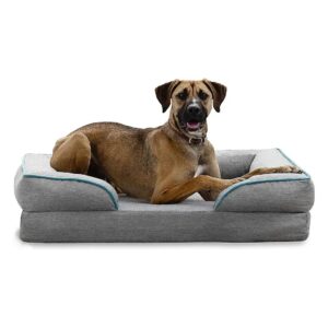 Comfortable Orthopedic Dog Bed with Shredded Memory Foam for Large Dog Support