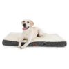 Comfortable Orthopedic Egg Crate Foam Dog Bed, Perfect for Large Dog Breeds Over 65lbs