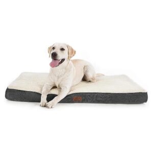 Comfortable Orthopedic Egg Crate Foam Dog Bed, Perfect for Large Dog Breeds Over 65lbs