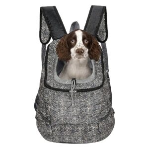 Comfortable Outdoor Pet Backpack for Small and Medium Size Animals with breathable mesh