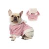 Comfortable Pink Dog Hoodie Sweater Coat for Small to Medium Breeds Winter Wear X-Large