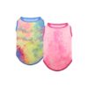 Comfortable Sleeveless Dog Vests with Unique Tie-Dye Pattern for Small Pets