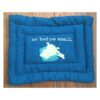 Comfortable Small Blue Pet Mat 18 Inch Length with Polyester Cotton Blend