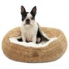 Comfortable Small Breed Dog Bed with Super Plush Inner Lining and Polyester Fiber Fill