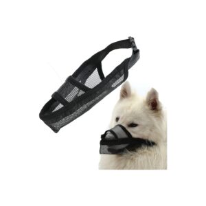 Comfortable Soft Air Mesh Dog Muzzle Breathable Pet Muzzle for Small Medium Large Dogs