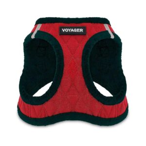 Comfortable Soft Plush Step-in Dog Harness for Small to Medium Breed Dogs