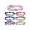 Comfortable Superfibre Dog Collars with Reflective Strips and Adjustable Size Options