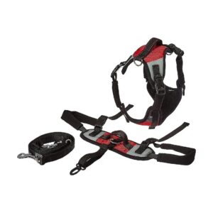 Comfortable Support Harness Lift and Go Dog Lead Medium Red