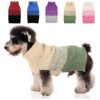 Comfortable Turtleneck Sweater for Fall and Winter Dog Clothing