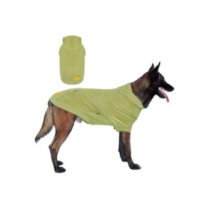 Comfortable Velvety Dog Hoodie XL Sweatshirt for Small to Large Dogs with Leash Hole