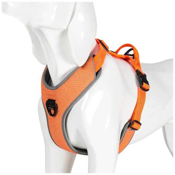 Comfortable and Adjustable No Pull Harness for Large Dogs with 3M Reflective Stripes