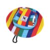 Comfortable and Breathable Pet Cap for Small Dogs with Stripe Pattern