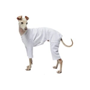 Comfortable and Breathable Pet Clothes for Dogs Cats XLarge Basic White Soft Pajamas