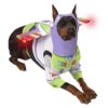 Comfortable and Durable Dog Costume with Buzz Lightyear Accessories