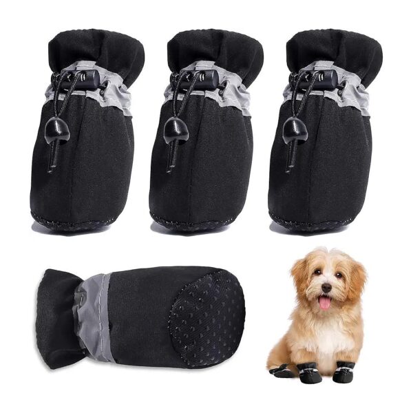 Comfortable and Durable Dog Shoes for Small Dogs with Paw Protection