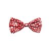 Comfortable and Durable Holiday Bow Tie for Large Dogs and Cats - Snowflake Pattern