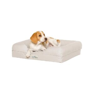 Comfortable and Durable Pet Bed with Memory Foam and Polyester Cover