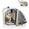 Comfortable and Durable Pet Carrier Backpack for Cats and Small Dogs