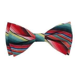 Comfortable and Durable Serape Stripe Bow Ties for Dogs and Cats