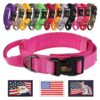 Comfortable and Durable Tactical Dog Collar for Large Dogs with Adjustable Size