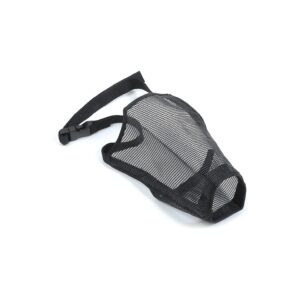 Comfortable and Hygienic Mesh Muzzle Size 0 for Dog Breathing and Drinking