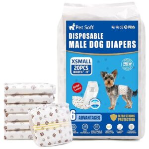 Comfortable and Leak-Proof Male Dog Diapers with Quick-Drying Materials