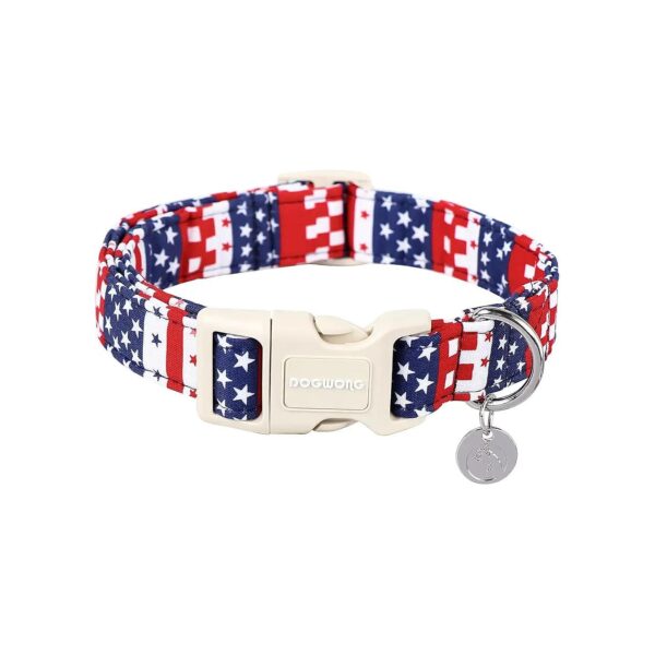 Comfortable and Long-Lasting Cotton Dog Collars for Small Medium Large Dogs