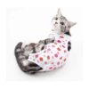 Comfortable and Protective Cat Recovery Suit for Cats, Strawberry L