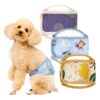 Comfortable and Reusable Male Dog Diapers for Untrained Small Medium Dogs