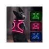 Comfortable and Safe LED Dog Harness for Large Dogs with Neoprene Padding and LED Lights